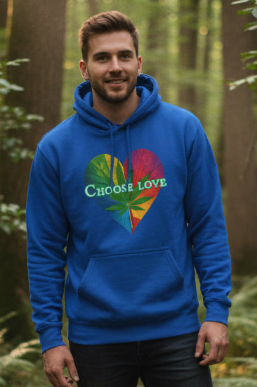 Choose Love Mary Jane Three-Panel Fleece Hoodie