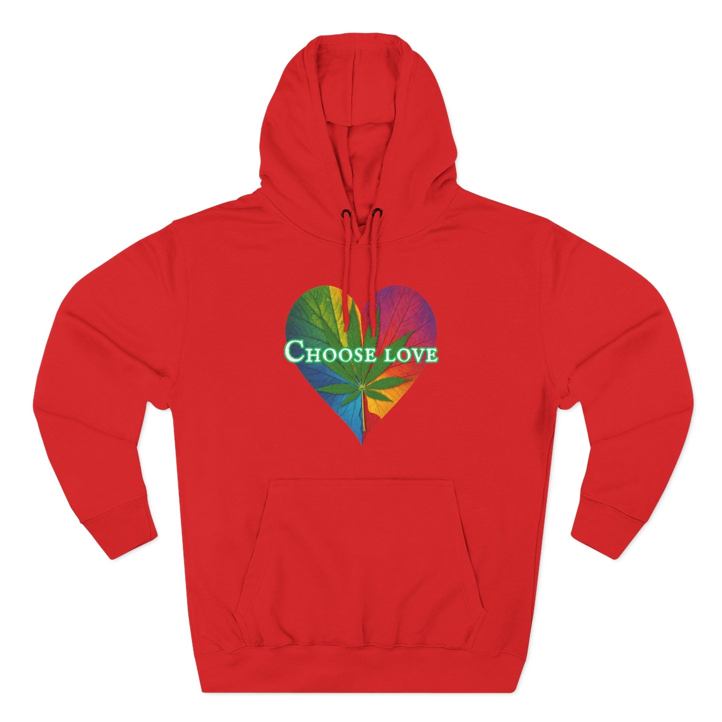 Choose Love Mary Jane Three-Panel Fleece Hoodie
