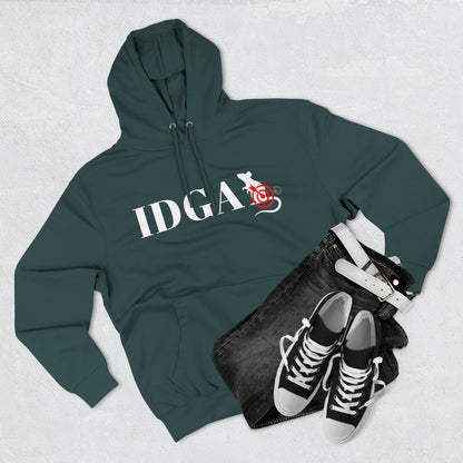 I Don't Give a Rat's Ass Three-Panel Fleece Hoodie – Sarcastic Statement Hoodie