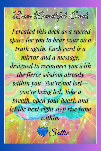 Soul Nudges Daily Ritual Oracle & Affirmation Cards - Anxiety & Self-Love Digital Deck